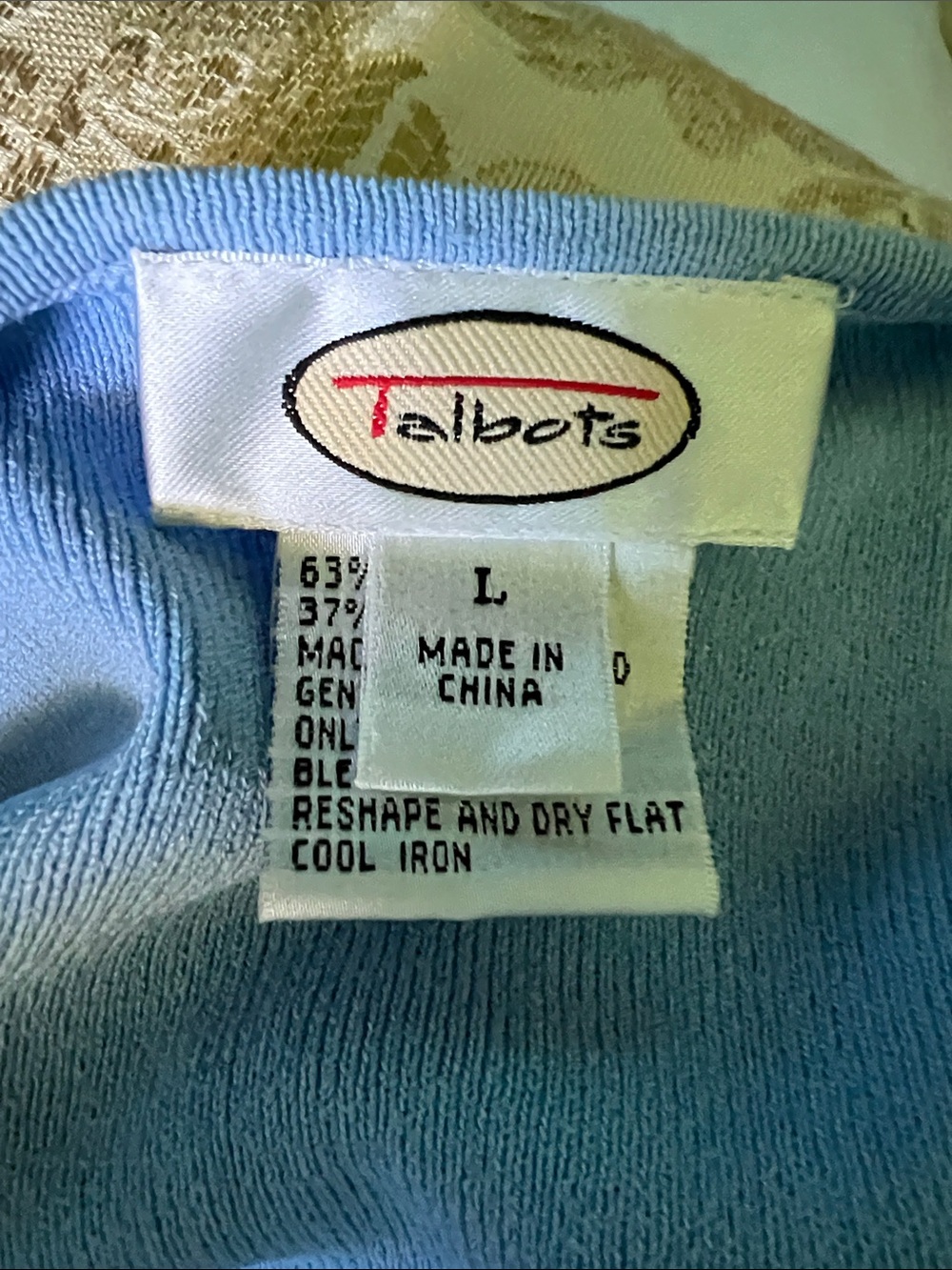 Talbots Light Blue Women's Cardigan and Tank Set - Picture 6 of 6